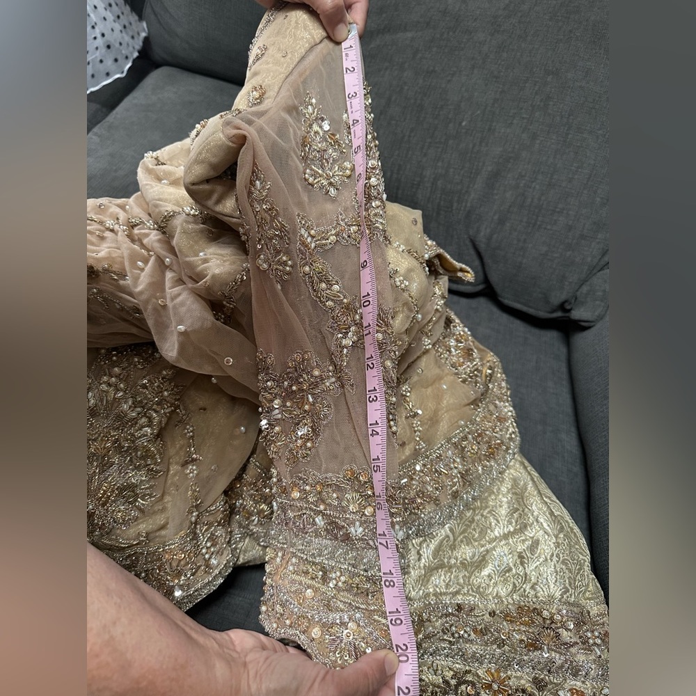 Pakistani/Indian Beautiful reception wedding bridal dress - Picture 15 of 17